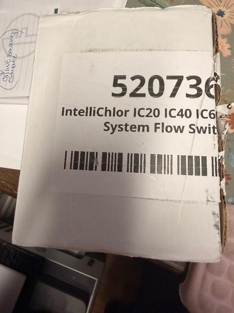IntelliChlor Salt Cell System Flow Switch